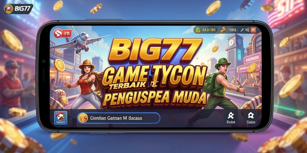 Tampilan gameplay seru di BIG77 dengan banyak pilihan bisnis.