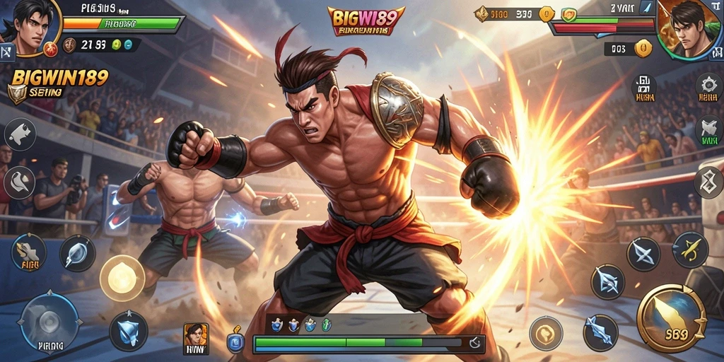 Tampilan gameplay <strong>BIGWIN189</strong> yang mendebarkan dan penuh aksi.