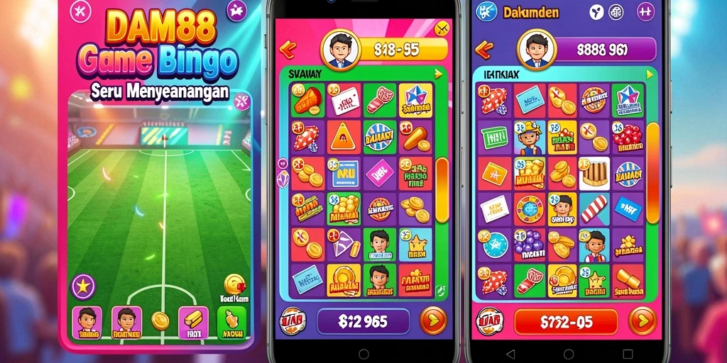 Tangkapan layar gameplay seru di DAM88 dengan suasana Bingo.