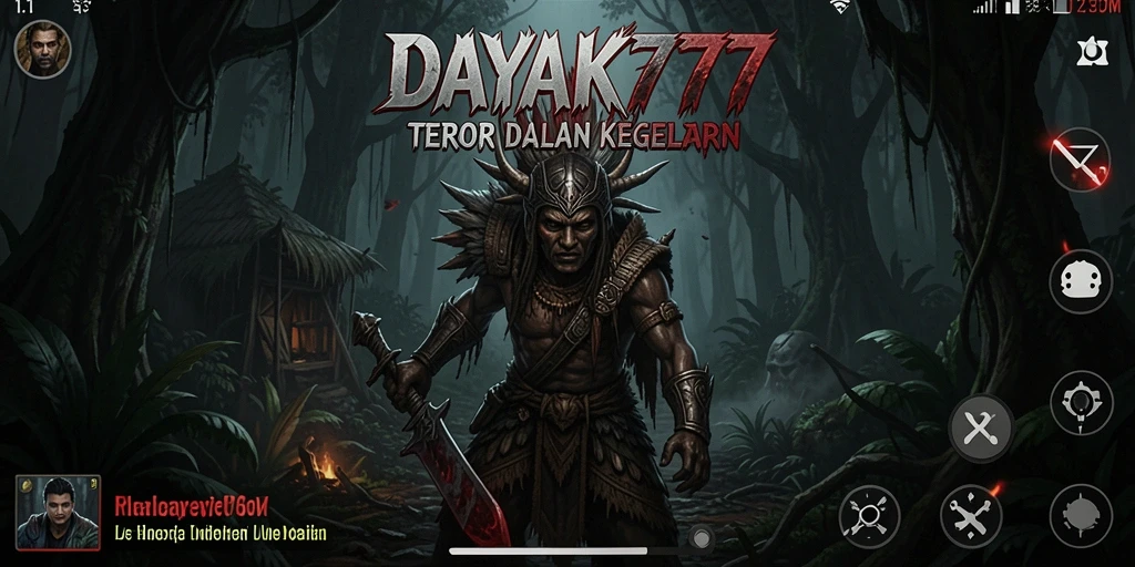 Gameplay DAYAK777 yang mencekam dan penuh tekanan.