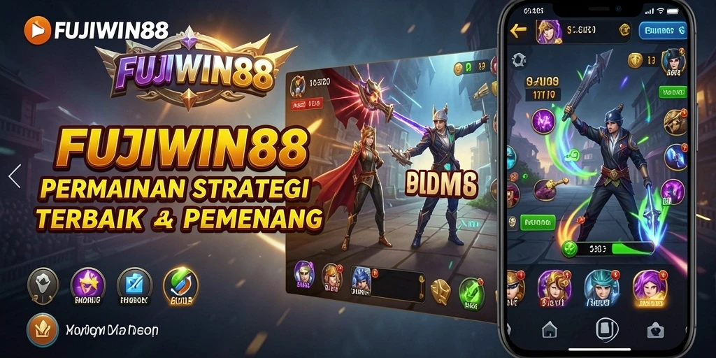 Tampilan gameplay menarik dan penuh strategi di FUJIWIN88.