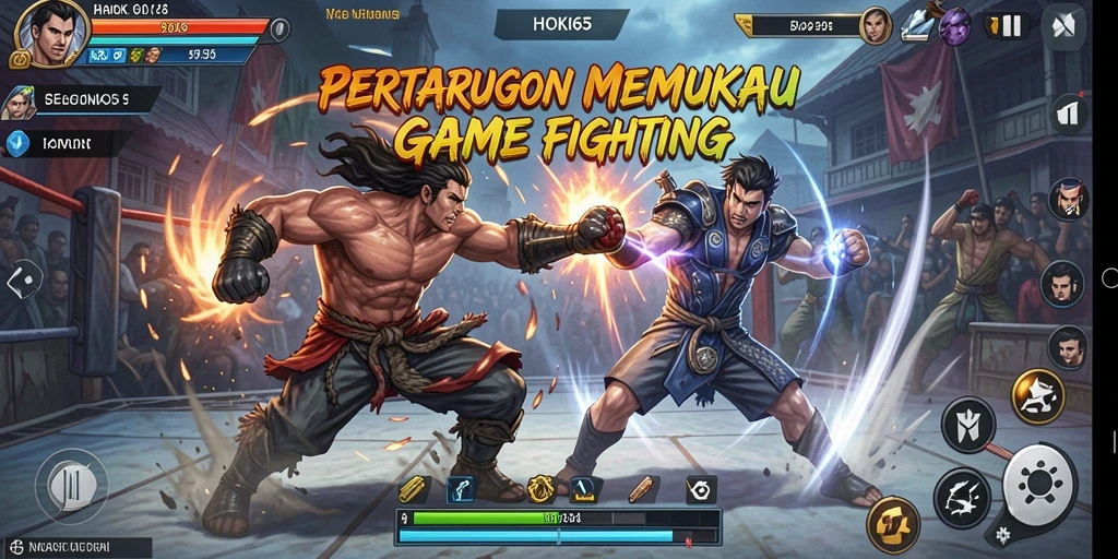 Screenshot utama HOKI65 menampilkan pertarungan seru dengan grafis yang memukau.