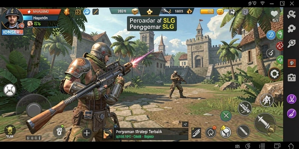 Gameplay menarik IDNSERU dalam aksi strategi SLG.