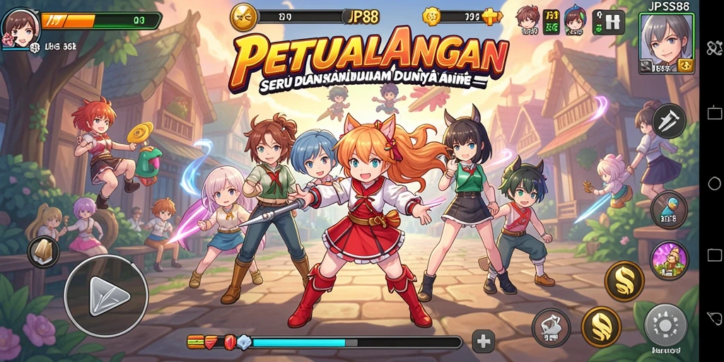 Tampilan gameplay JPS88 yang spektakuler dan penuh warna.