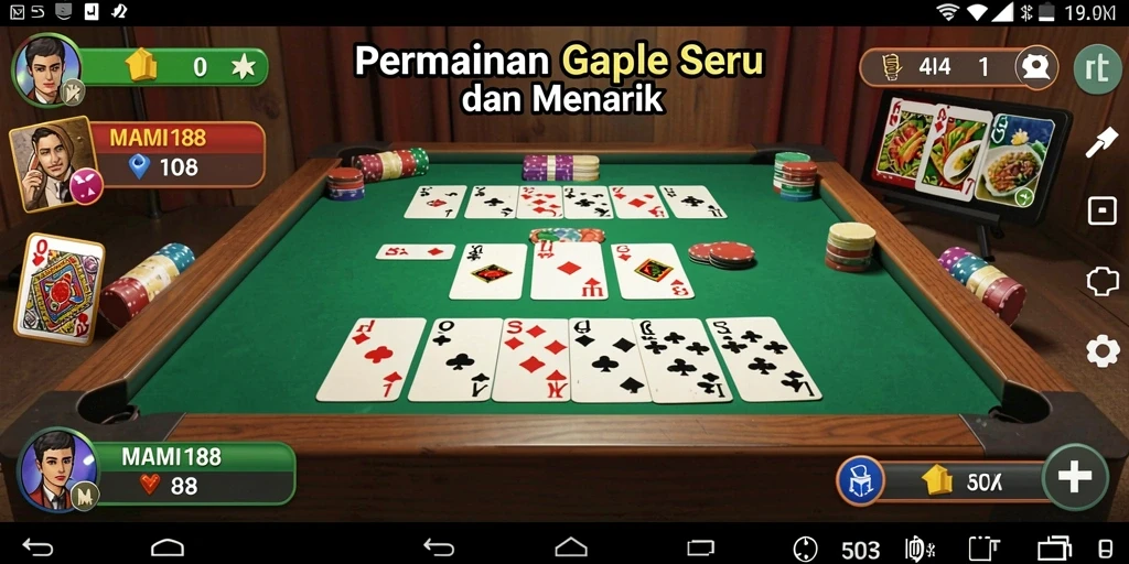 Screenshot gameplay MAMI188 yang seru dan kompetitif.