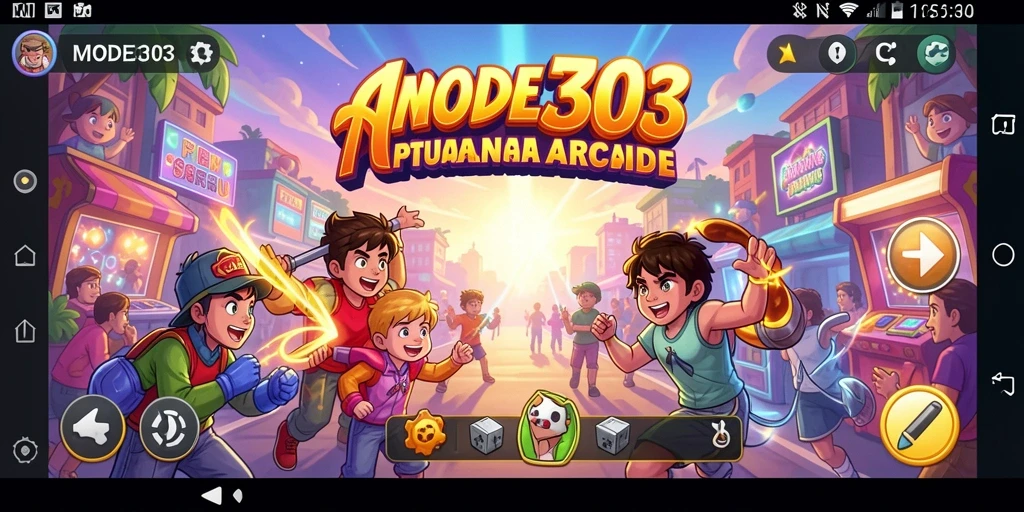 Gameplay seru di <strong>MODE303</strong> dengan grafis menawan dan tantangan menarik.