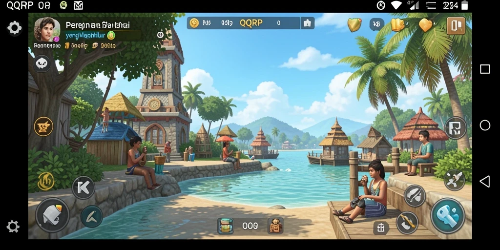 Tampilan gameplay <strong>QQRP</strong> yang menawan dan menghibur.