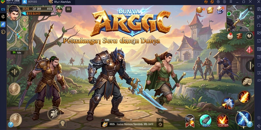 Gameplay menegangkan dalam dunia ARPG yang luas.