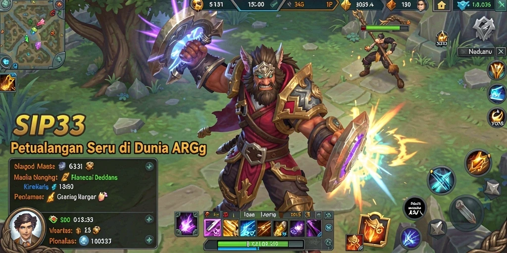 Screenshot utama SIP33 menampilkan momen seru dalam pertarungan ARPG.