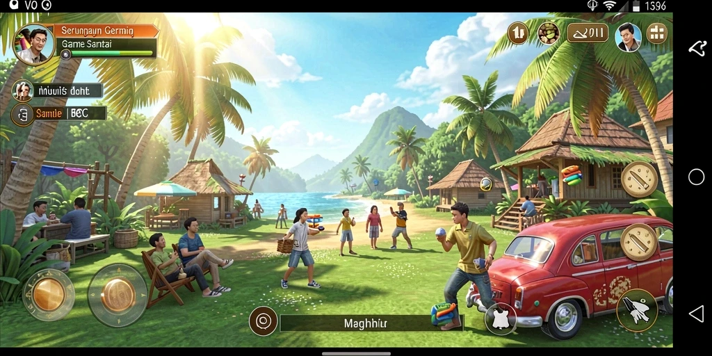 Screenshot dari gameplay V07 yang seru dan menghibur.
