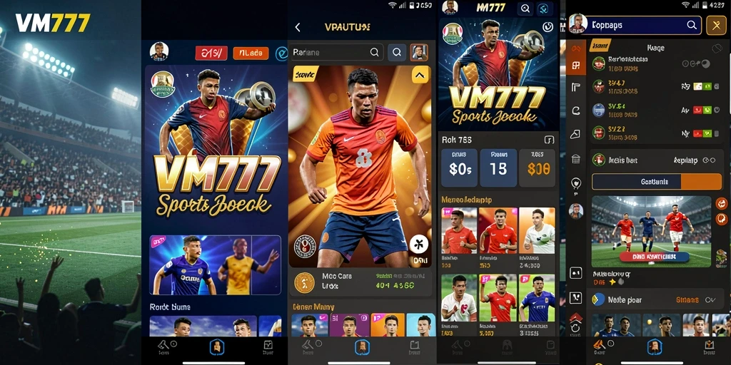 Tampilan menarik dari gameplay Sportsbook di VM777.