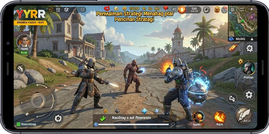 Tampilan gameplay seru YYRR yang penuh strategi.